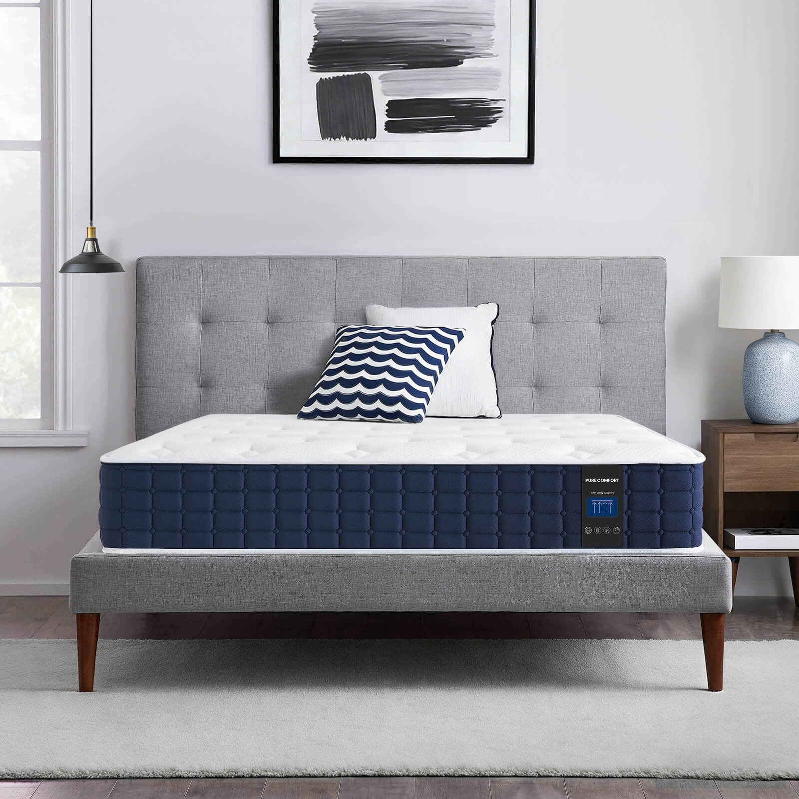 Coolvie 10" Hybrid Mattress  – Pressure Relief & Support