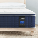 Coolvie 14" Gel Memory Foam Mattress | Euro Top Medium Plush & Pocket Springs