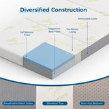 Coolvie Tri Fold Mattress compact fold design saves storage space