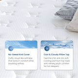 Coolvie 12/14 Hybrid Mattress in a Box – Medium Firm – 101-Night Trial