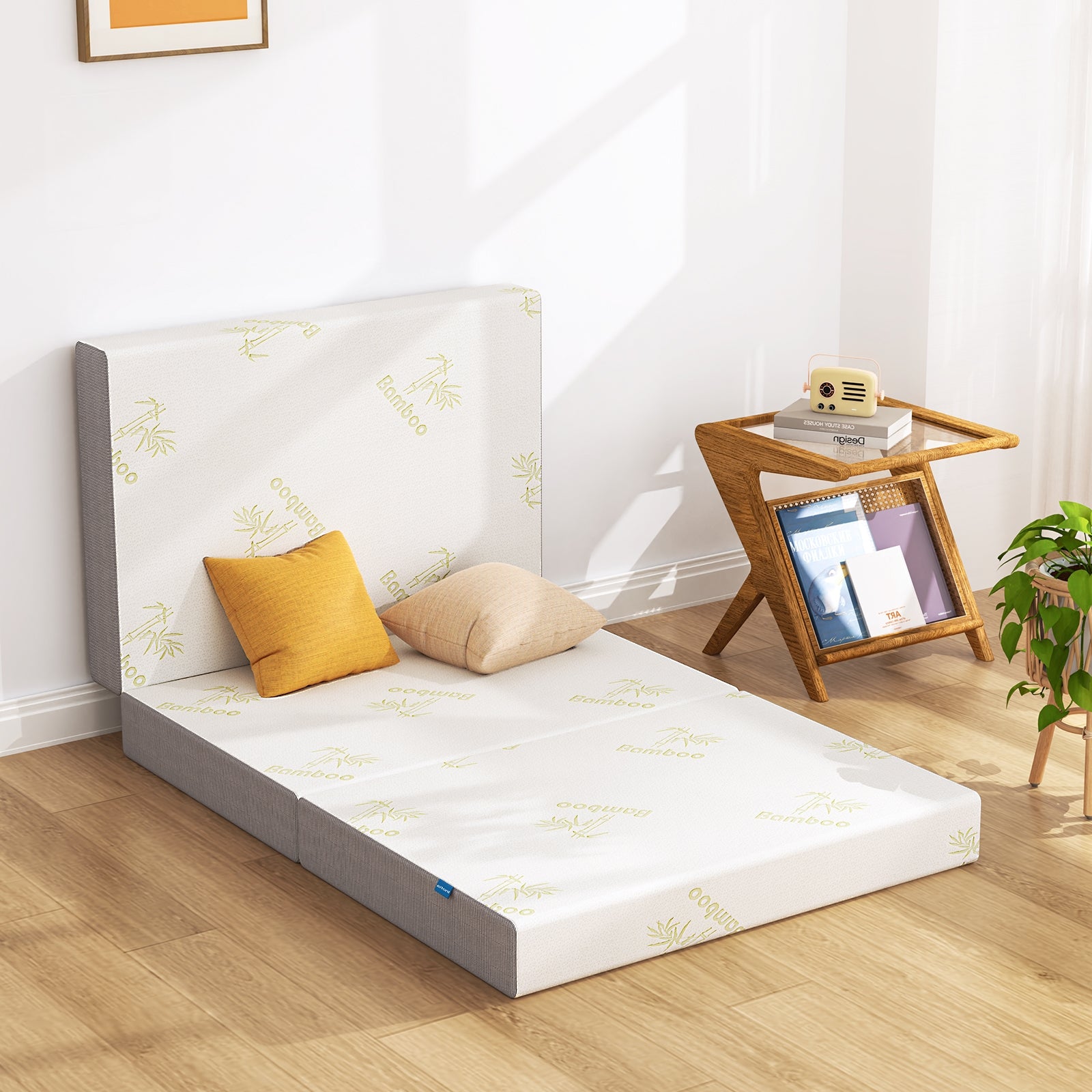 Coolvie Tri Fold Mattress versatile sleeping mat for kids' sleepovers