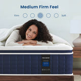 Coolvie 12/14 Hybrid Mattress in a Box – Medium Firm – 101-Night Trial