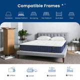 Coolvie 10" Hybrid Mattress  – Pressure Relief & Support